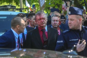 Oblała syropem rosyjskiego ambasadora w Warszawie. Moskwa podejmuje kroki