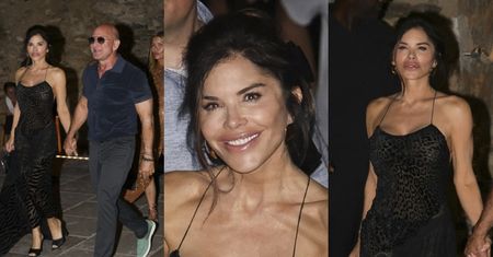 Lauren Sanchez paraduje w prześwitującej sukience w Saint Tropez, zmierzając na randkę z Jeffem Bezosem