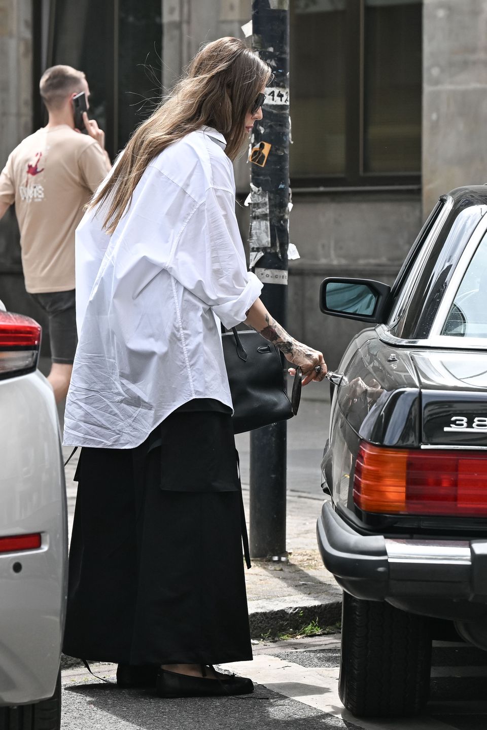 Maja Sablewska zaparkowała na zakazie (fot. paparazzi)