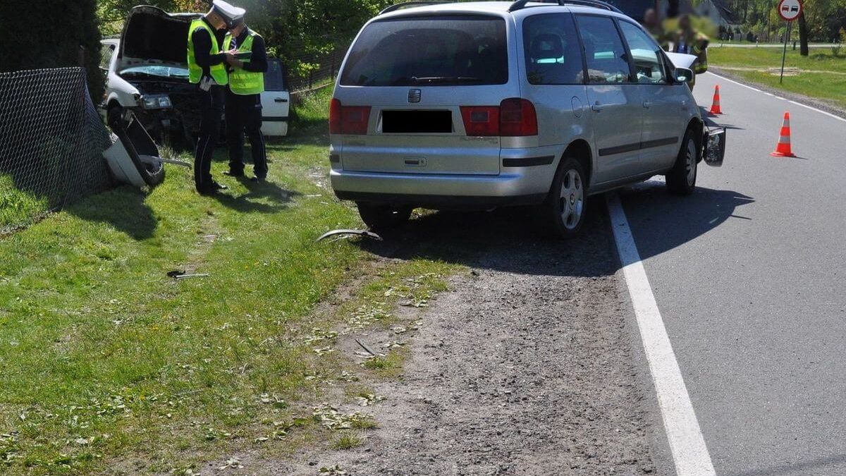 wypadek samochodowy, policja