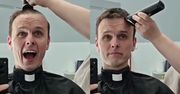 "Ksiądz z osiedla" zgolił włosy. Taką kwotę przekaże Cancer Fighters