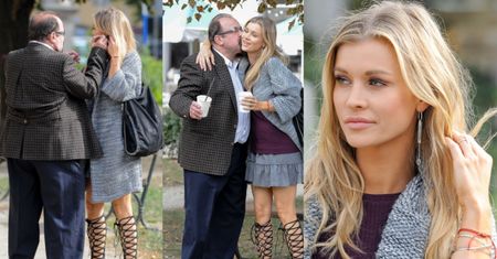 Joanna Krupa na spacerze z tatą (ZDJĘCIA)