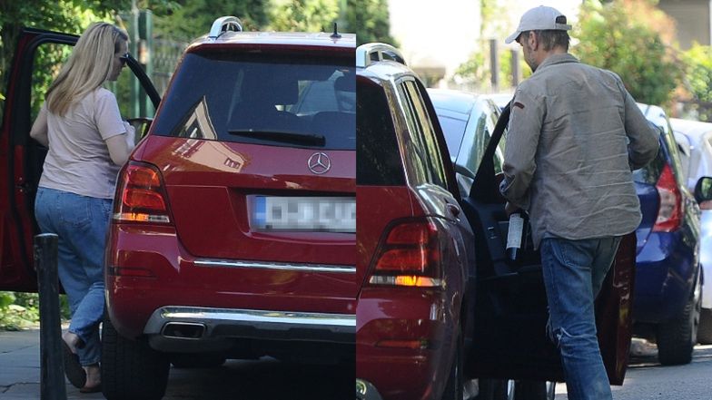 Bartłomiej Topa z żoną 