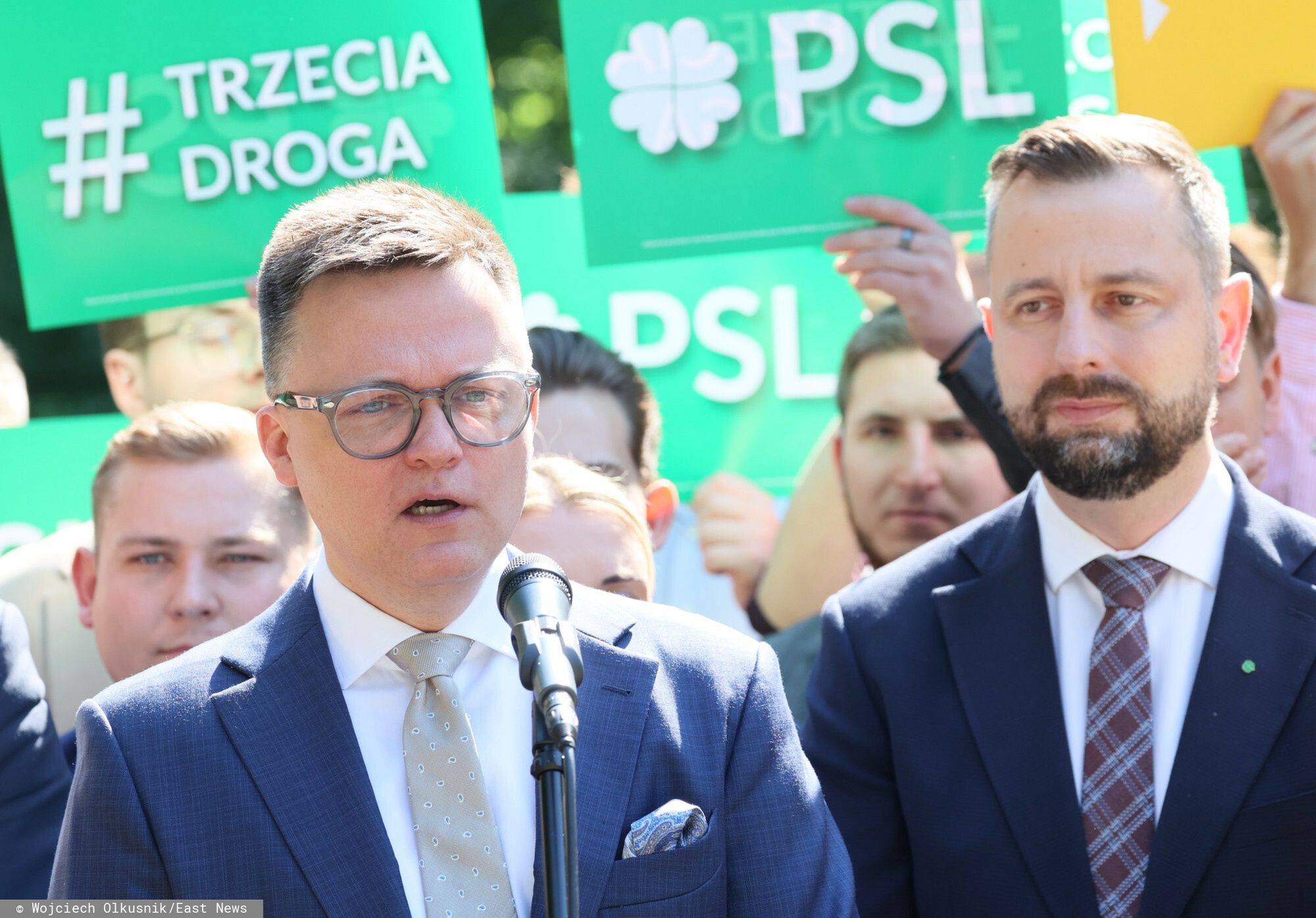 Szymon Hołownia z poparciem PSL