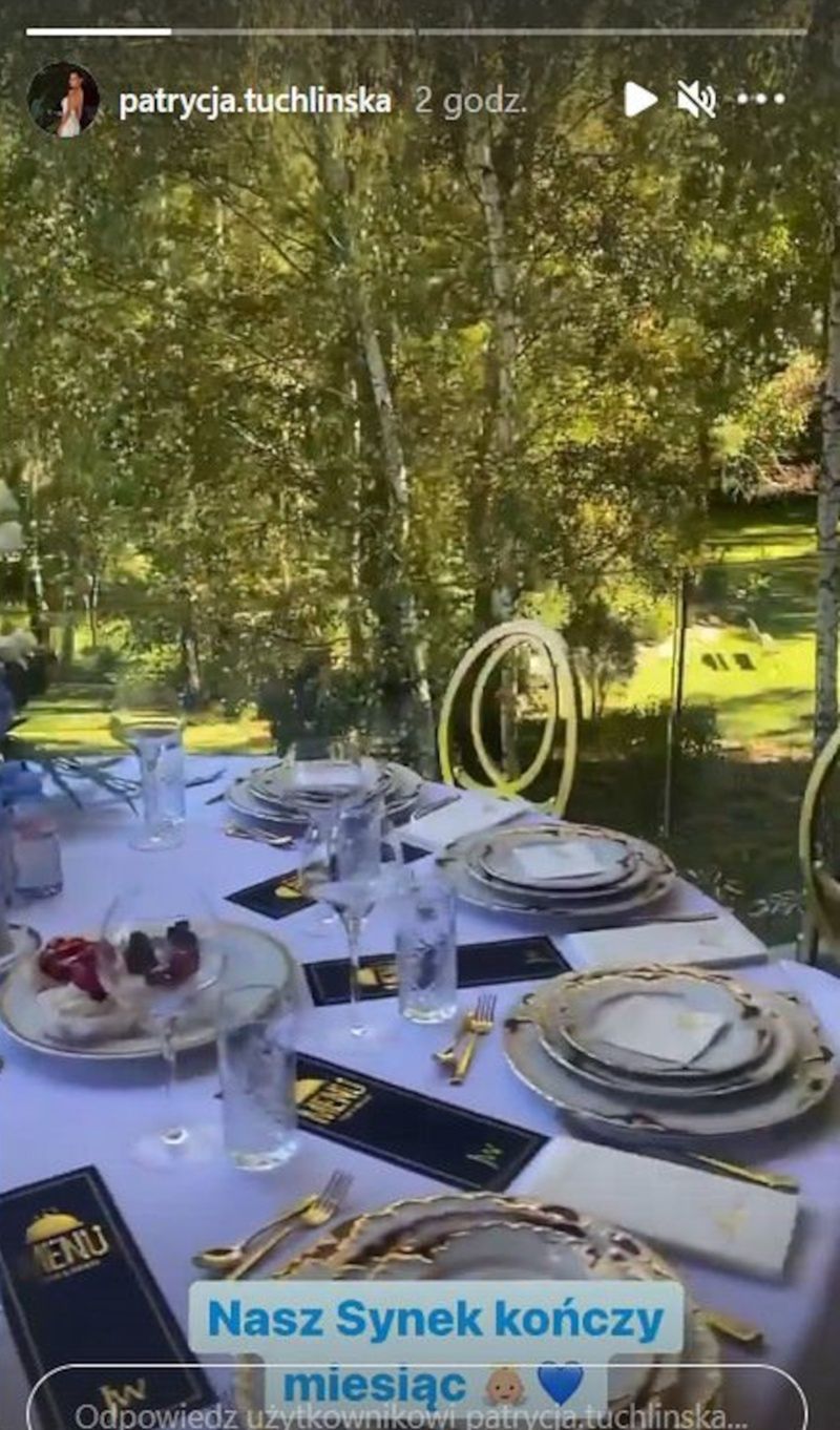 Patrycja Tuchlińska świętuje miesiąc pociechy 