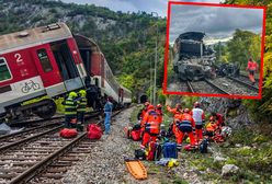 Katastrofa kolejowa na Słowacji. Pociąg zawisł nad przepaścią