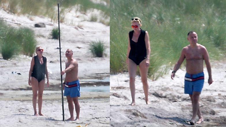 Andrzej Duda i Agata Kornhauser-Duda  na wakacjach 