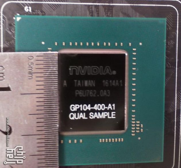 Nvidia Pascal GP104-400-A1 procesor graficzny