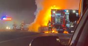 Koszmar na A1. Spłonął Citroen. Tożsamość ofiary ustalona