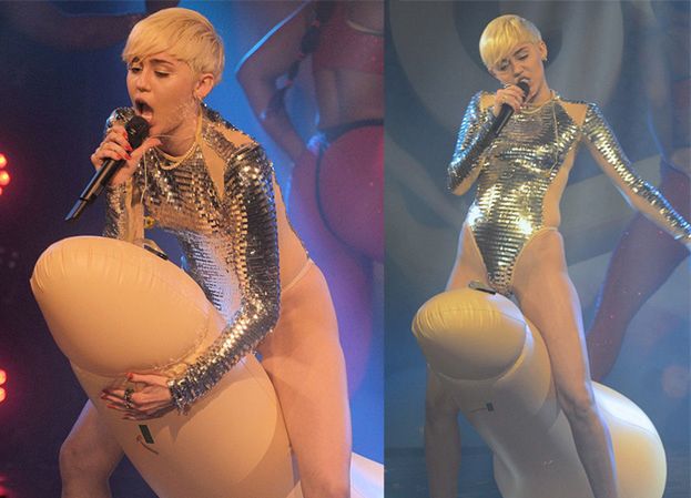 Miley Cyrus... UJEŻDŻA DMUCHANEGO PENISA! Co dalej?