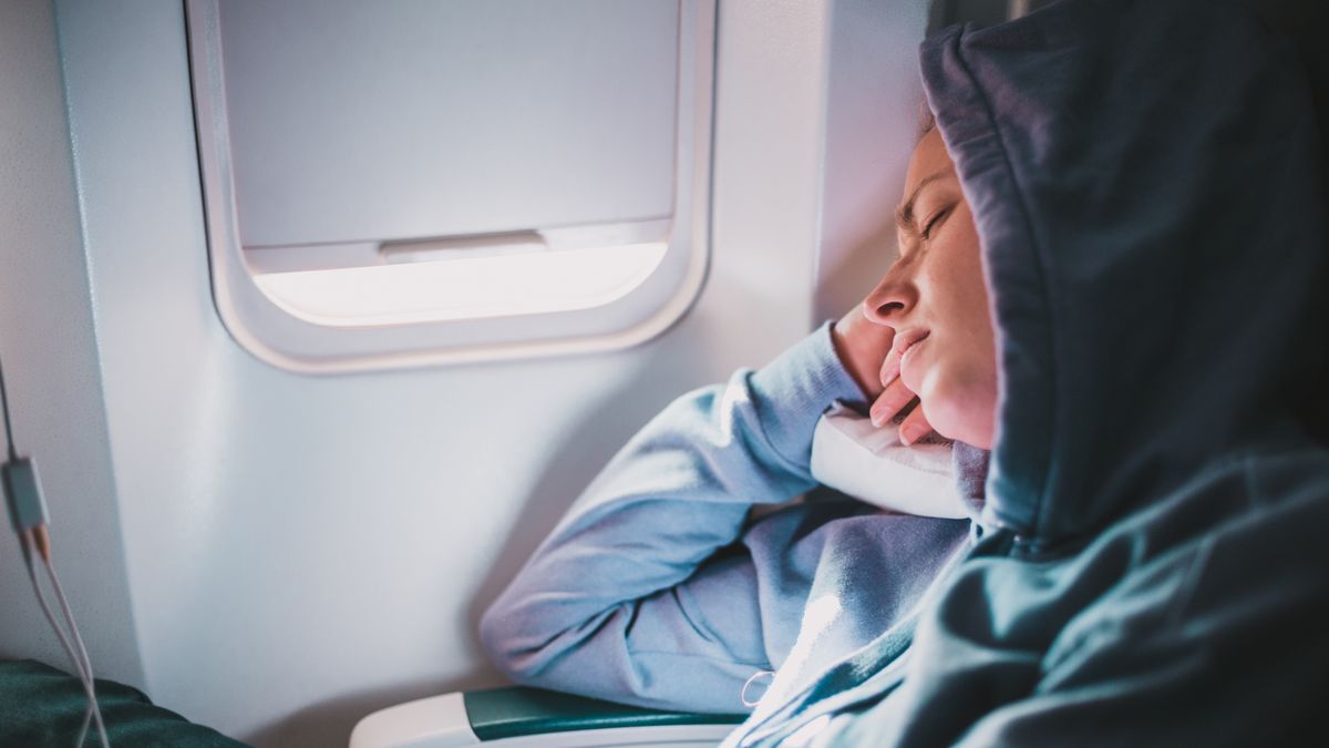 Podróżna chciała się zdrzemnąć podczas lotu 