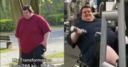 Tiktoker chwali się OGROMNĄ przemianą. Schudł ponad 160 kilogramów! (WIDEO)