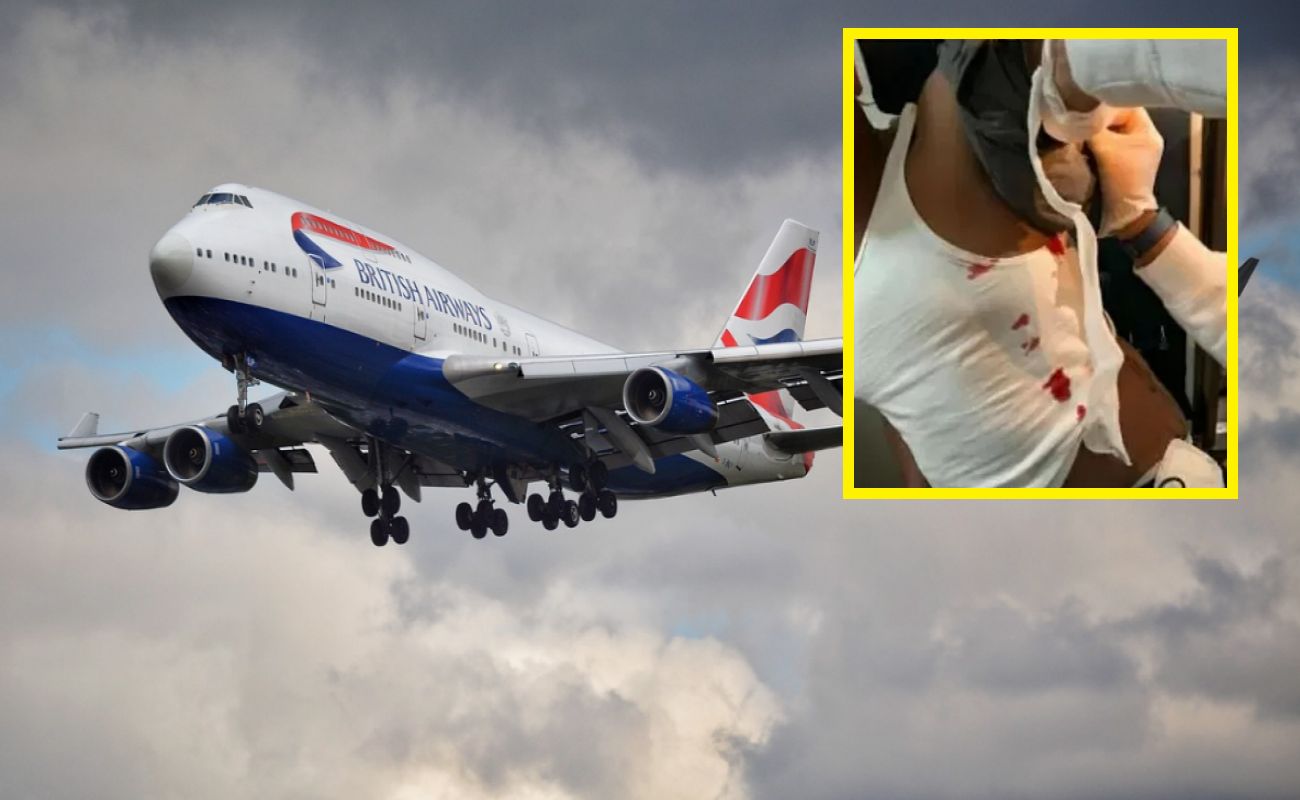 Dramat w samolocie z Londynu. "Krew tryskała na pasażerów"