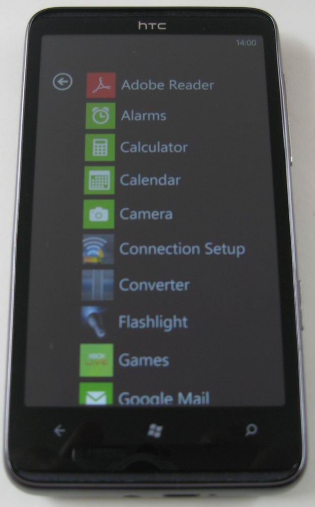 HTC HD7 - test 7