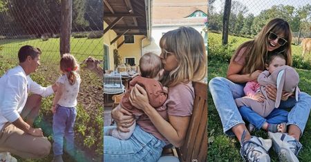Anna i Robert Lewandowscy niewzruszeni "aferami" spędzają niedzielę z córkami (ZDJĘCIA)