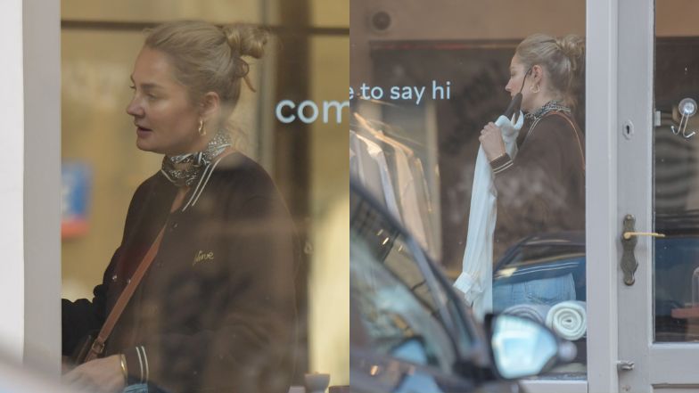 Małgorzata Socha na zakupach