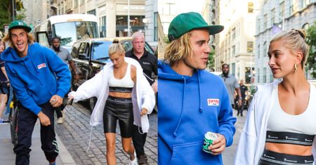 Szczęśliwi Justin Bieber i Hailey Baldwin robią zakupy w Nowym Jorku