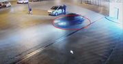 5 tys. zł mandatu za drifting na parkingu. "Kierowca był mocno zaskoczony"