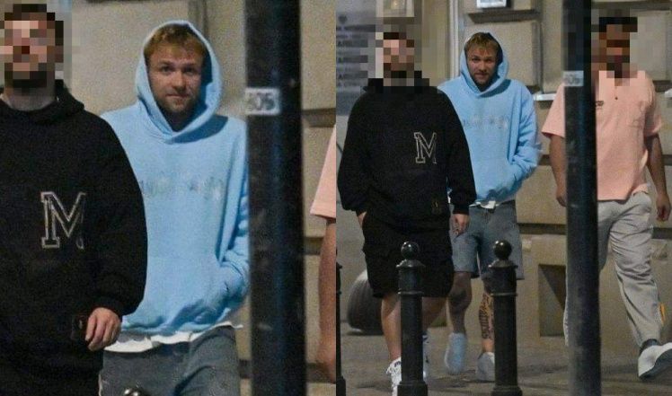 Tymoteusz Puchacz "przyłapany" w nocy na mieście