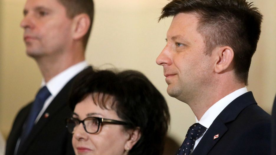 Elżbieta Witek i Michał Dworczyk