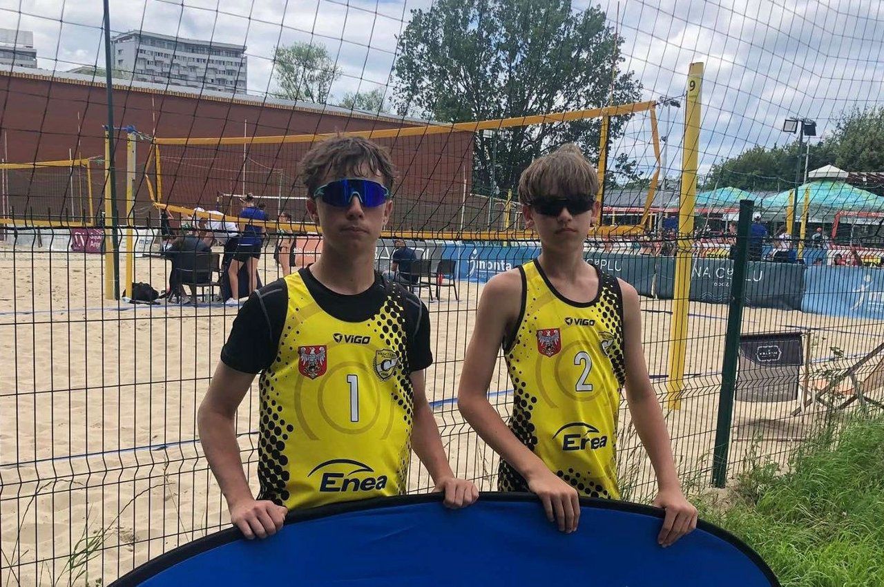 Czarni Połaniec Marcel Wanat z Kielc i Michał Kucharczyk