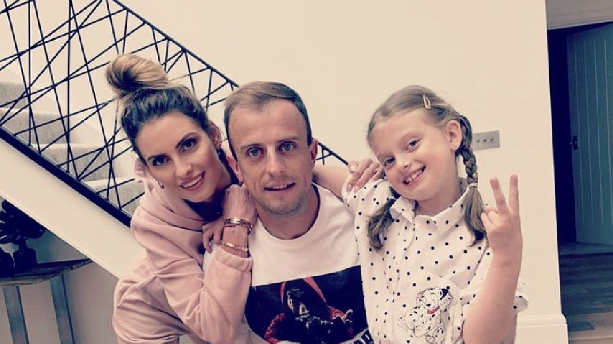 Kamil Grosicki z rodziną