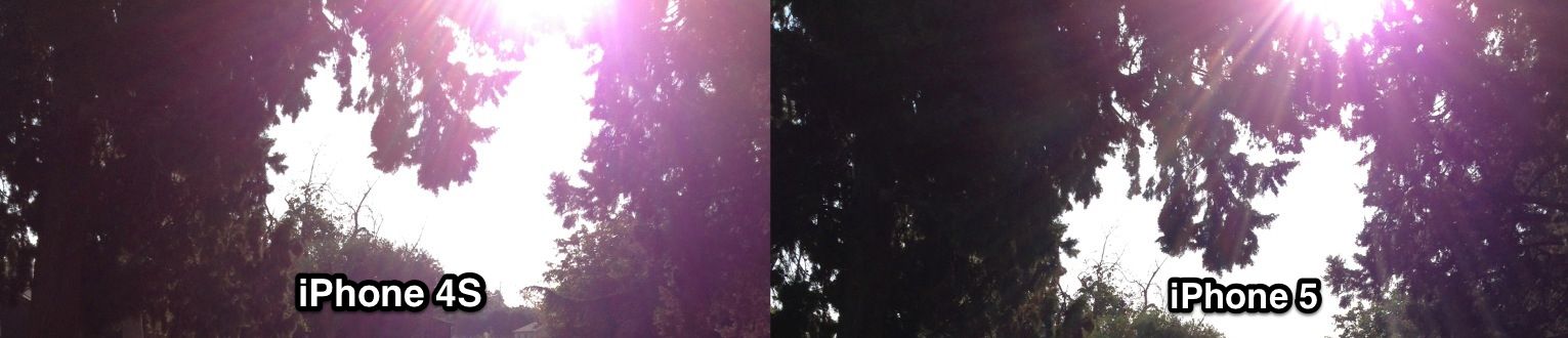 Fioletowa flara - przypadłość iPhone'a 5 czy zasady optyki? 2