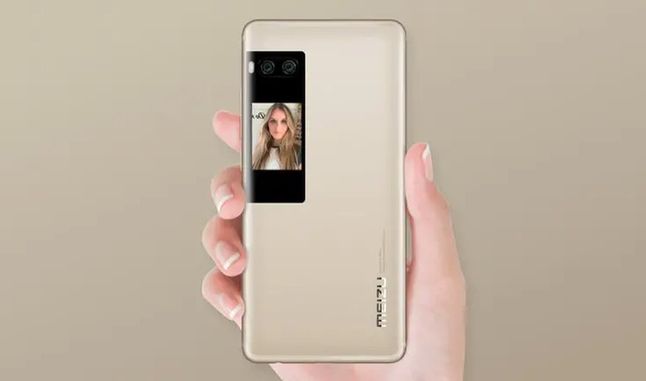 Meizu pro 7 ma z tyłu dodatkowy ekran do selfie