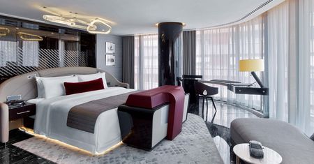 Luksusowy pokój Bentleya w hotelu w Stambule
