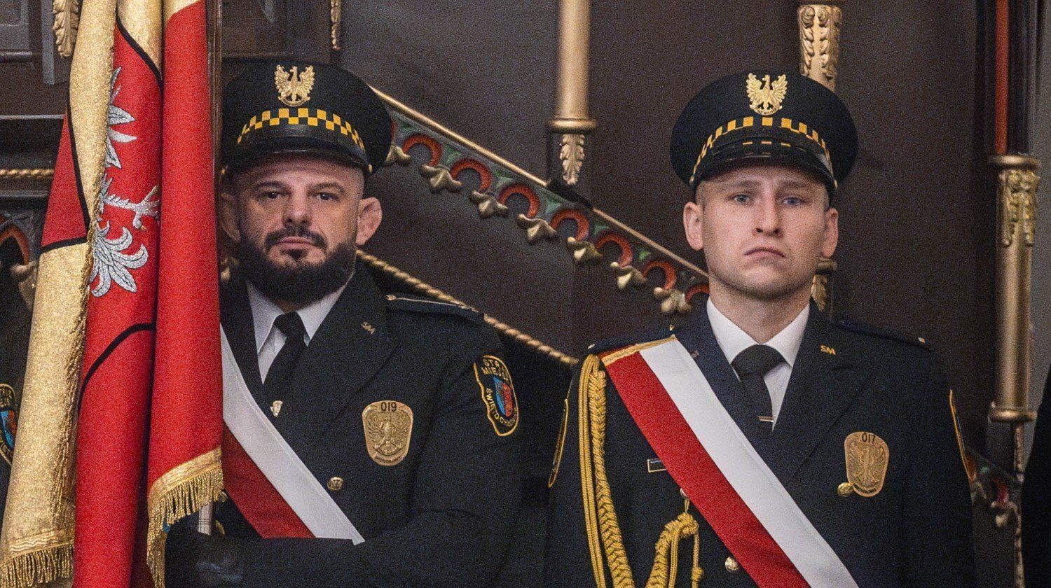 Łukasz najpierw był w straży miejskiej. Później zatrudnił się w policji