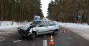 Wypadek w Czarnowie na DK60, 11.07.2025. Kierująca uderzyła w drzewo