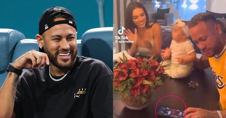 Neymar grał w pokera, zajmując się córką podczas przyjęcia. Ma problem? Fani: "Straci wszystkie pieniądze" (WIDEO)