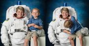 Astronautka NASA wzięła ze sobą na sesję swojego 4-letniego synka. Te zdjęcia rozgrzeją wasze serca