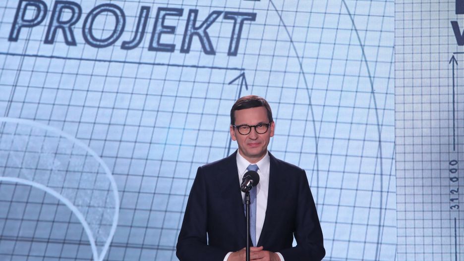 Morawiecki i Kaczyński na XII kongresie "Polska Wielki Projekt" 