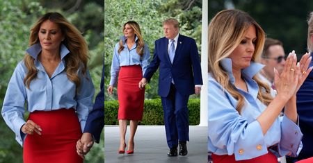 Smutna Melania Trump pierwszy raz OD MIESIĄCA pokazała się u boku Donalda. W kuluarach mówi się, że "ŻYJĄ OSOBNO" (ZDJĘCIA)