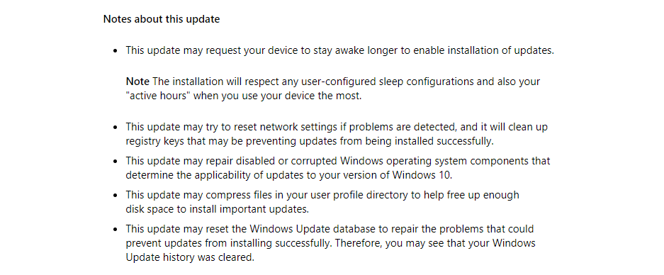 Wycinek opisu łatki KB4023057, źródło: Windows support.