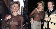 Paris Jackson świeci NAGIM BIUSTEM na ulicach Nowego Jorku. Córka Michaela obnażyła się w imię mody