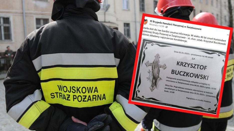 Nie żyje komendant Wojskowej Straży Pożarnej w Świętoszowie