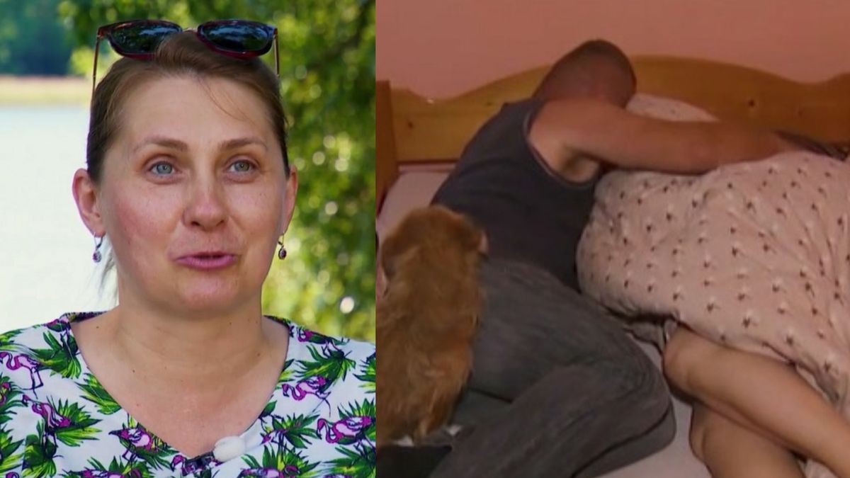 Krzysztof zaskoczył Kasię o poranku 