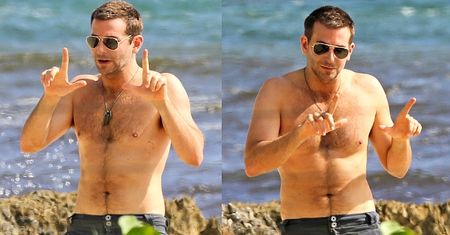 Bradley Cooper BEZ KOSZULKI! (ZDJĘCIA)