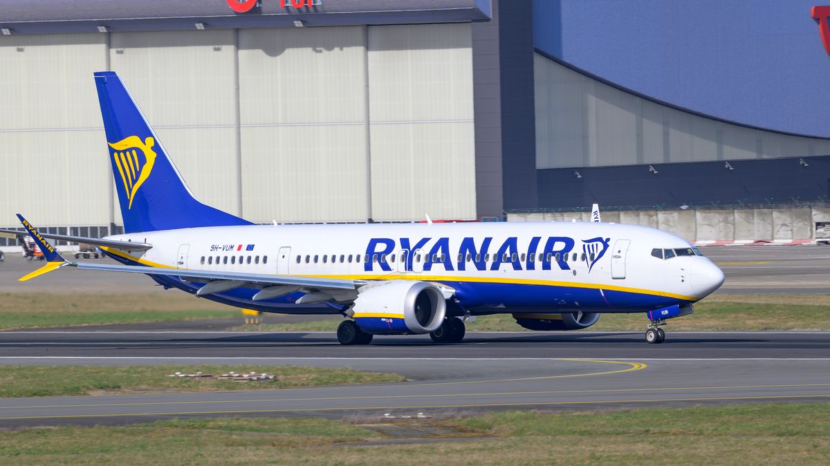 Ryanair 9H-VUM Boeing 737 MAX 8-200 takes off from Brussels - Zaventem International Airport in Zaventem, Belgium, on March 20, 2025. (Photo by Jonathan Raa/NurPhoto via Getty Images)