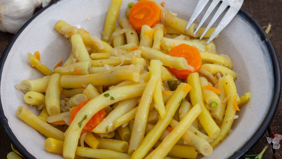 W sezonie na fasolkę, podaję ją na śniadanie, obiad i kolację