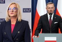 Dr Agnieszka Glapiak i Zbigniew Bogucki