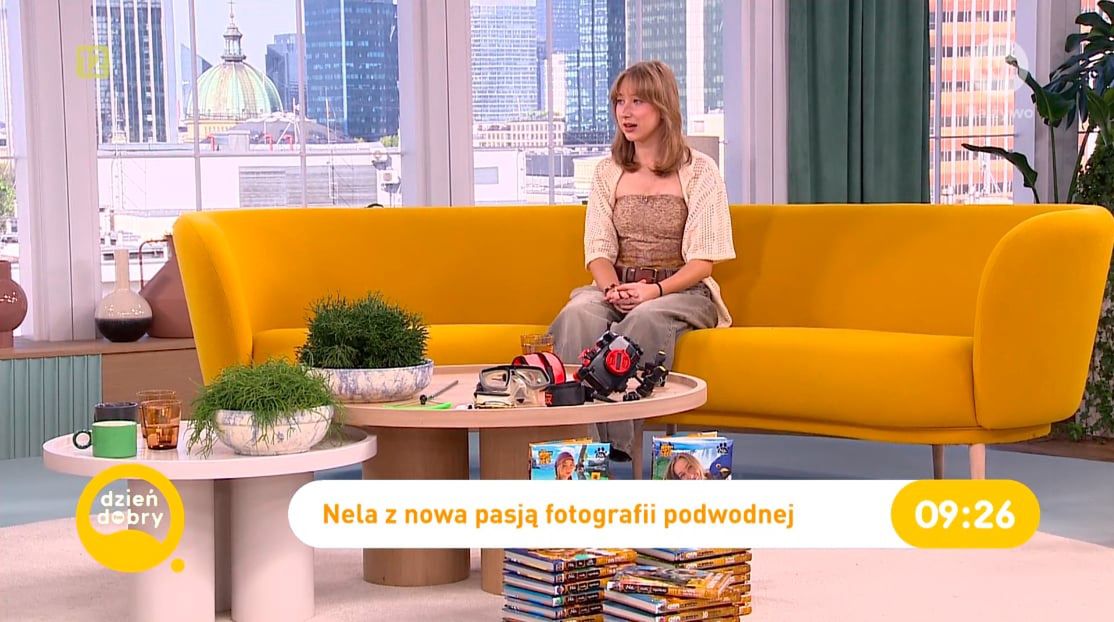 Nela mała reporterka w "DD TVN"