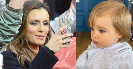 Syn Sary Boruc bawi się na podłodze w wartej DWA I PÓŁ TYSIĄCA ZŁOTYCH stylizacji (FOTO)