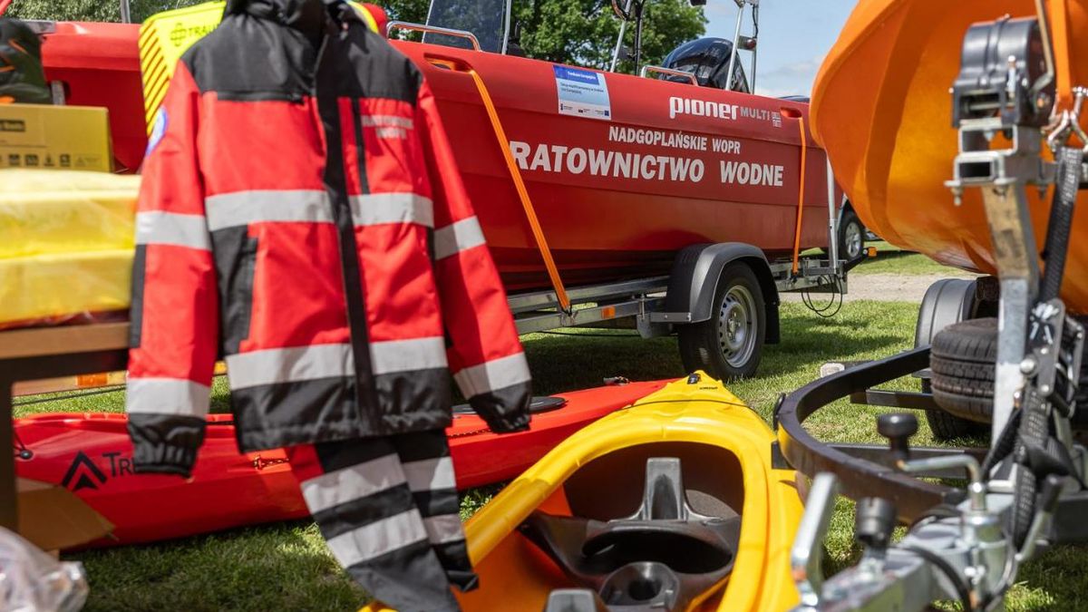 Nowy sprzęt dla kujawsko-pomorskich wodniaków. 