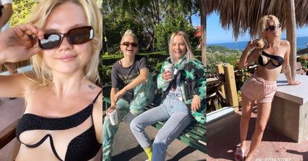Naturalna Margaret w staniku dokazuje na wakacjach w Meksyku (ZDJĘCIA)