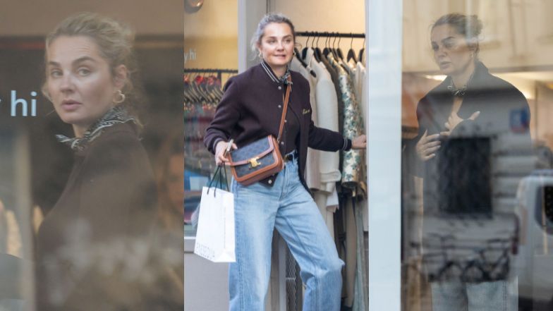 Małgorzata Socha na zakupach