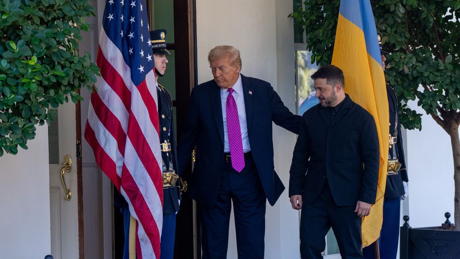 Axios o spotkaniu Trump-Zełenski. "Nikt nie krzyczał, ale było ciężko"