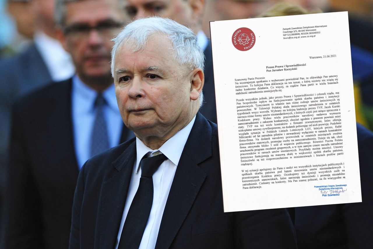 "Apelujemy do Pana". Kaczyński dostał list ws. TVP